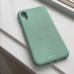 Ocean Turquoise Eco-Friendly iPhone XS 5.8” Case